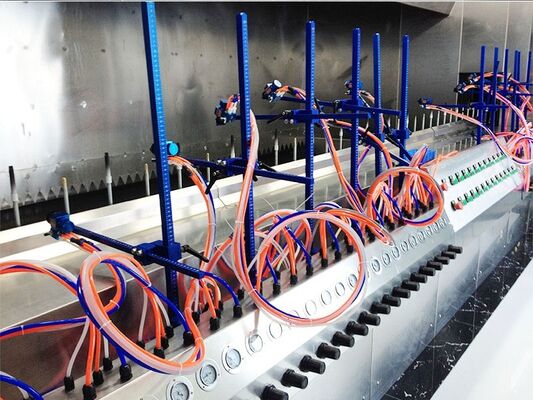 Glass Bottle or Metal Bottle Full Automatic Paint Spraying Production Line Auto Spray Paint Machine UV Metallic Spraying Line