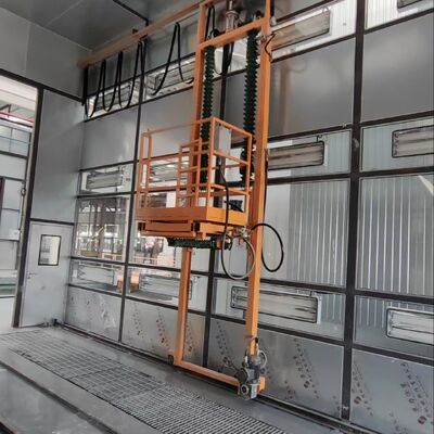 Telescopic Wall-Mounted Man Lift with 4.5m Reach for Commercial Vehicle Painting