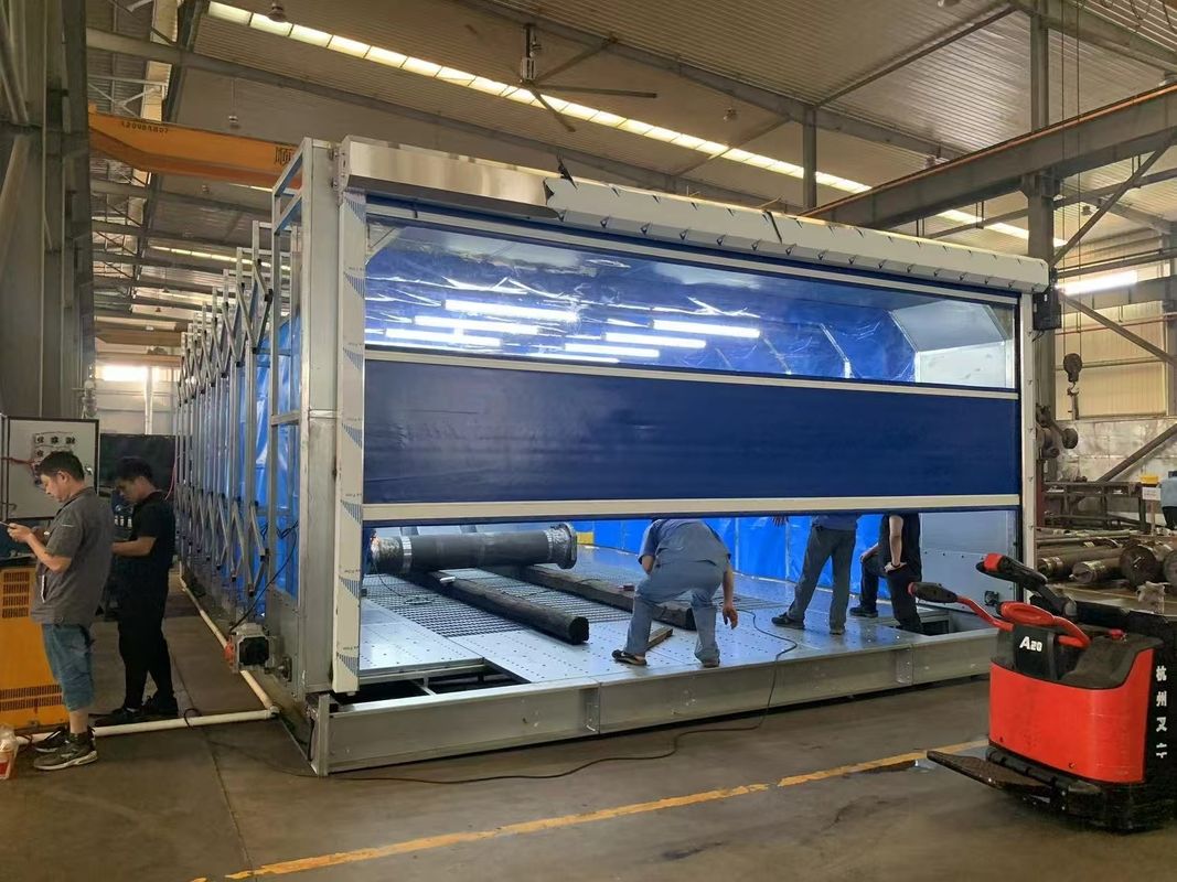 Model CT-RT-Series Industrial Retractable Mobile Spray Booth