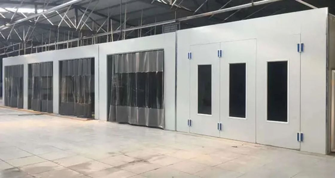 CoatTech Heavy Duty Large Capacity Prep Station for Commercial Trucks and Buses with Reinforced Floor Grating