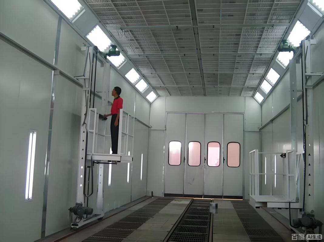 Luxury Spray Booth Auto Car Paint Booth Big Glass Gate  Car Paint Room