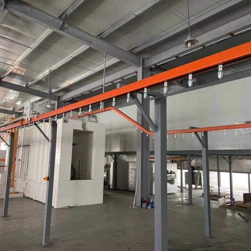 Coat Diverse Powder Coating Conveyor Systems Automated Paint Line Versatile Overhead Conveyor Coating Line