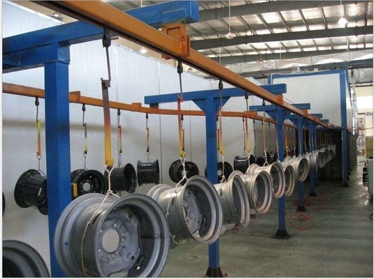 500kg φορτίο σύστημα μεταφορέα άνω επιπέδου Ηλεκτρική θέρμανση γραμμή μεταφοράς μπογιάς για διάφορες διαστάσεις
