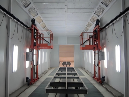 3D Cart Paint Booth Man Lift Ιδανικό για ψηλά κομμάτια εργασίας σε θάλαμους ψεκασμού