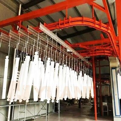 Αυτοματοποιημένη γραμμή επικάλυψης σκόνης για την κατασκευή ανταλλακτικών σε εργοστάσια μεγάλου όγκου
