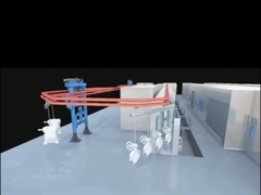 Σιδηροδρομική γραμμή επικάλυψης με σκόνη