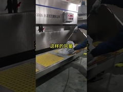 Αποτελεσματικό ντουλάπι κουρτίνας νερού για ένα καθαρότερο περιβάλλον ζωγραφικής ψεκασμού